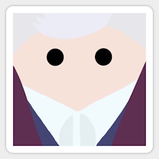 Minimalistic Twelfth Doctor Sticker